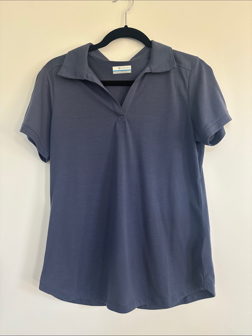Columbia Women's Short Sleeve Polo - Slate Blue